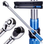 TC Technic Kétirányú kalibrált nyomatékkulcs 1/2"-os dugókulcsokhoz 50-350 Nm