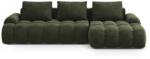 Cosmopolitan Design Coltar extensibil Linz cu tapiterie din catifea (COS_RCF_120_F1_LINZ3) Canapea