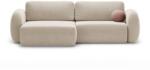 Cosmopolitan Design Coltar extensibil Tonale cu tapiterie din tesatura structurala (COS_CORF_214_F1_TONALE2) Canapea