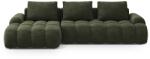 Cosmopolitan Design Coltar extensibil Linz cu tapiterie din catifea (COS_LCF_120_F1_LINZ3) Canapea