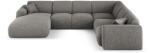 Cosmopolitan Design Coltar in forma de U Nolio cu tapiterie din tesatura structurala (COS_UR_140_F1_NOLIO8)