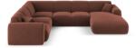Cosmopolitan Design Coltar in forma de U Nolio cu tapiterie din catifea (COS_UL_184_F1_NOLIO4)