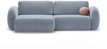 Cosmopolitan Design Coltar extensibil Tonale cu tapiterie din catifea (COS_CORF_121_F1_TONALE4) Canapea
