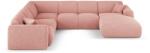 Cosmopolitan Design Coltar in forma de U Nolio cu tapiterie din tesatura structurala (COS_UL_140_F1_NOLIO4)