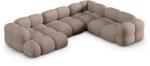 Cosmopolitan Design Coltar in forma de U Loretto cu tapiterie din tesatura structurala (COS_UR_193_F1_LORETTO2)