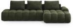 Cosmopolitan Design Coltar extensibil Linz cu tapiterie din catifea (COS_RCFO_120_F1_LINZ3) Canapea