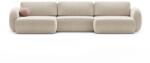 Cosmopolitan Design Coltar extensibil in forma de U Tonale cu tapiterie din tesatura structurala (COS_UF_214_F1_TONALE2) Canapea