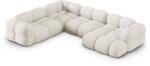 Cosmopolitan Design Coltar in forma de U Loretto cu tapiterie din tesatura structurala (COS_UL_193_F1_LORETTO1)