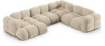 Cosmopolitan Design Coltar in forma de U Loretto cu tapiterie din catifea (COS_UR_120_F1_LORETTO1)