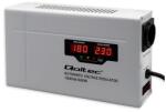 Qoltec Automatikus Feszültségstabilizátor AVR 1000VA 3% | Kompakt | Toroid transzformátor (50715)