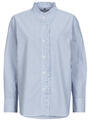 Tommy Hilfiger Ingek / Blúzok POPLIN RUFFLE SHIRT Kék FR 40