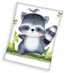 Carbotex Mosómedve Little Bandit coral fleece polár takaró 110x140cm (CBX231137KNL)