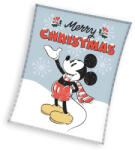 Carbotex Disney Mickey Frosty Karácsonyi polár takaró 130x160cm (CBX240052MM)