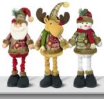 Allbag Karácsonyi Figurák Hóember Mikulás Hóember Nagy Karácsonyi Dísz (PAK3159 MIKOŁAJ BAŁWAN RENIFER)