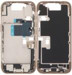 Apple iPhone 16 Pro - Cadru Mijlociu + Butoane de Pornire, Volum și Cameră (Desert Titanium), Desert Titanium