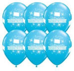 Qualatex Ballagási latex lufi 11" 28cm 22066, 6db (LUFI131852)