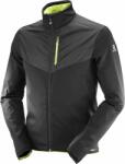 Salomon Veste Pulse black midlayer jacket