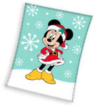  Disney Minnie Snow Karácsony coral fleece polár takaró 130x160cm (CBX240052MNM)