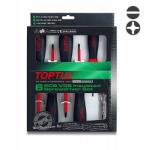 TOPTUL Szigetelt Csavarhúzó Készlet 6 Db 1000V Villanyszerelő Csavarhúzók Toptul (GAAE0612)