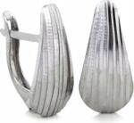 Lovrin Ezüst női fülbevaló 925 elegáns könnycsepp formájú 2, 07g egyedi mintával ajándék (Lovrin 55313)