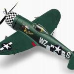 Academy 12474. számú modellkészlet P-47D "eileen" (1: 72)