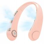 VERK GROUP Hordozható mini nyakventilátor rózsaszín (24418_R)