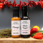 Chilion Kis gourmet ajándékcsomag - Black Royal és Mangó-chili díszdobozban