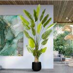 Schuller Valencia Planta artificiala decorativa STRELITZIA REGINAE, Ave paraiso H250 (SV-281690)