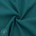  Dupla géz/muszlin dark cyan