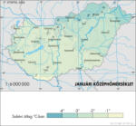 Stiefel Januári középhőmérséklet