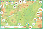 Stiefel Magyarország domborzata iskolai földrajzi falitérkép alsó tagozatosoknak és óvodásoknak - stiefelbolt - 26 800 Ft