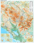 Gizimap Montenegró és Észak-Albánia térkép