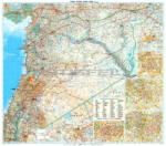 Gizimap Szíria-Libanon általános földrajzi térkép