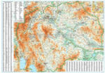 Gizimap Macedónia általános földrajzi térképe