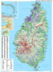 Gizimap Saint Lucia autótérkép