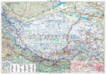 Gizimap Tibet autonóm terület autótérképe