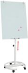EVO Flipchart magnetic din sticla cu 5 rotile 70 x 100 cm EVO (EV7A11)