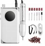  Elektromos akkus körömfúró 40000RPM körömreszelő gép LCD kijelzővel