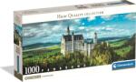 Clementoni - Puzzle Panorama Castelului Neuschwanstein - 1 000 piese Puzzle