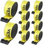 XTR Winch Vover csörlőhevederek 4x40 láb 6000 font 18000 font 10 darabos lapos horog, sárga