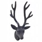 Wisan Dekoratív rénszarvas fej flokkolt karácsonyi hamu az asztalra Ajándék (AWTG9242)