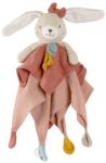 Fehn Schmusetuch Hase fehnNATUR 048070 Material Bio Cu Inel Pentru Suzeta 37 cm (00048070)