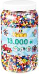 Hama Perlen 211-00 Set XXL 13000 Perle Colorate Midi 10 Culori Diametru 5mm (10.211-00)