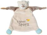 NICI Schmusetuch Bear Kleiner Spatz 25x25 cm Jucarie moale pentru bebelusi si copii (40041)