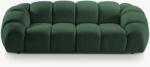 Micadoni Canapea modulara moderna Diana 3 locuri 234 cm tapiterie velur Bubble (MH161) Canapea