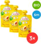 Fruchtbar Banán-őszibarack-mangó desszert Fruchtbar 300 g