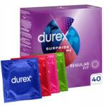 Durex Surprise Me óvszer szett, 4 féle, 40 db, természetes latex (Durex Suprise My Variety Feel Thin Extra Safe)