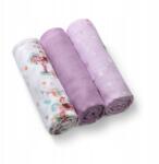 BabyOno Bambusz pelenka Babyono 3db 70 x 70 cm lila árnyalatok (397/11)