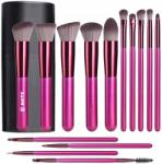 BOTC Smink ecset készlet 14 db-os Smink ecset rózsaszín arany Botc (Makijaż Zestaw)