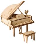 Robotime ROLIFE 3D modell - Zongora lézervágott fából 74db-os TG402